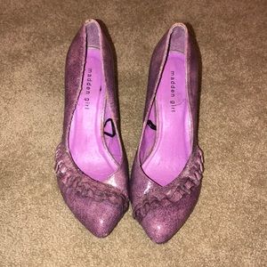 Madden Girl Purple Heels
